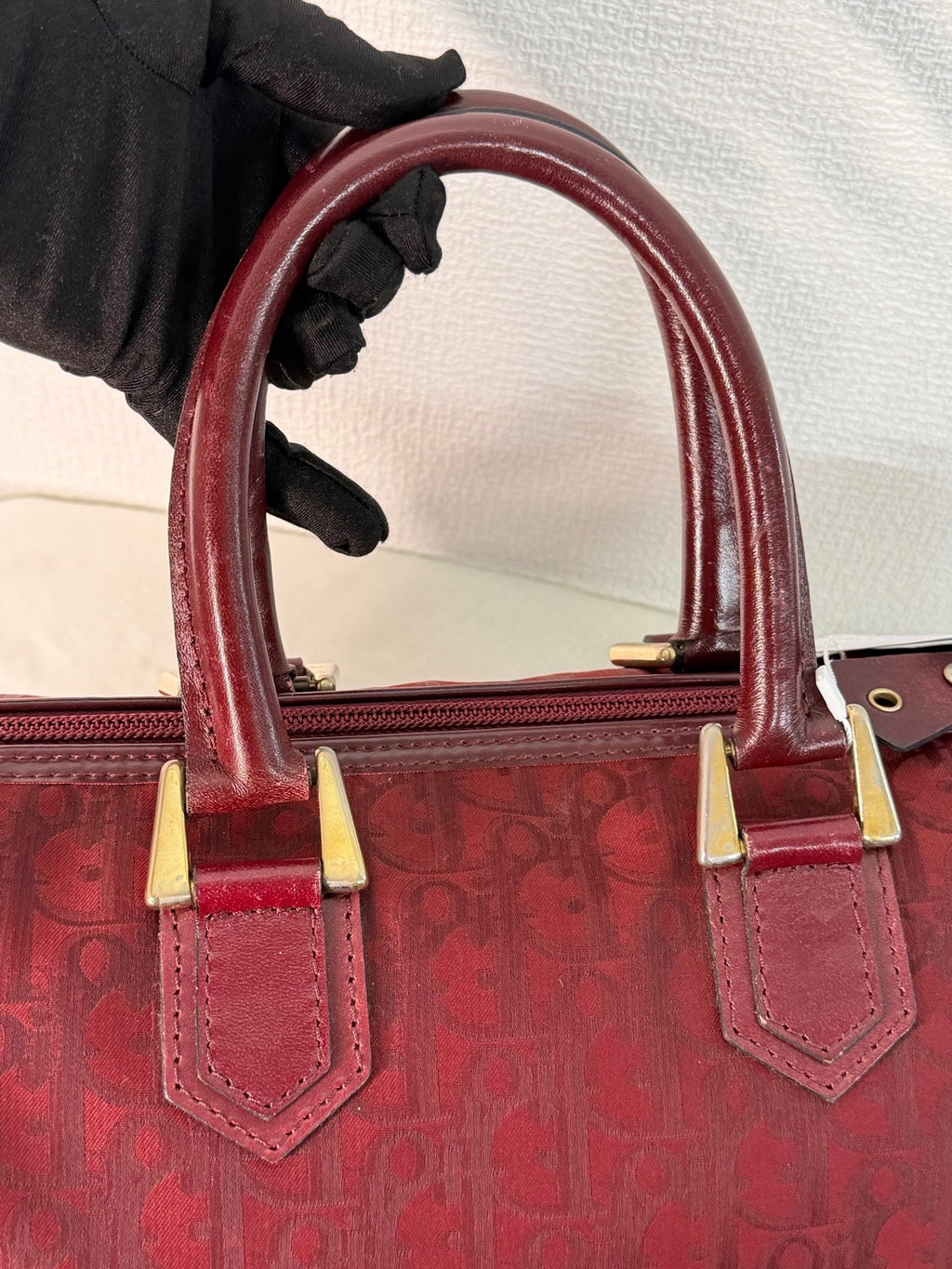 CHRISTIAN DIOR Oblique Boston Handbag