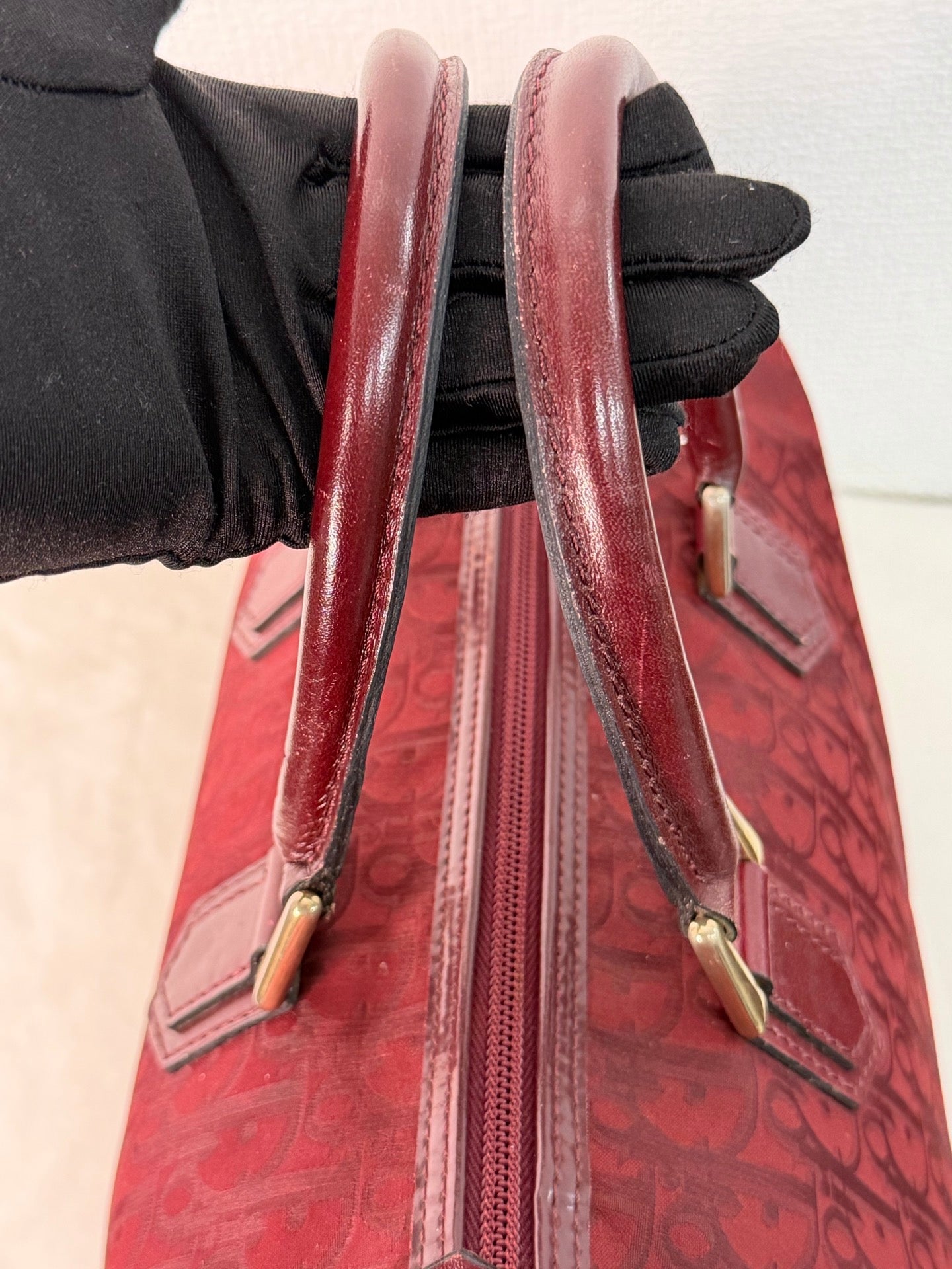 CHRISTIAN DIOR Oblique Boston Handbag