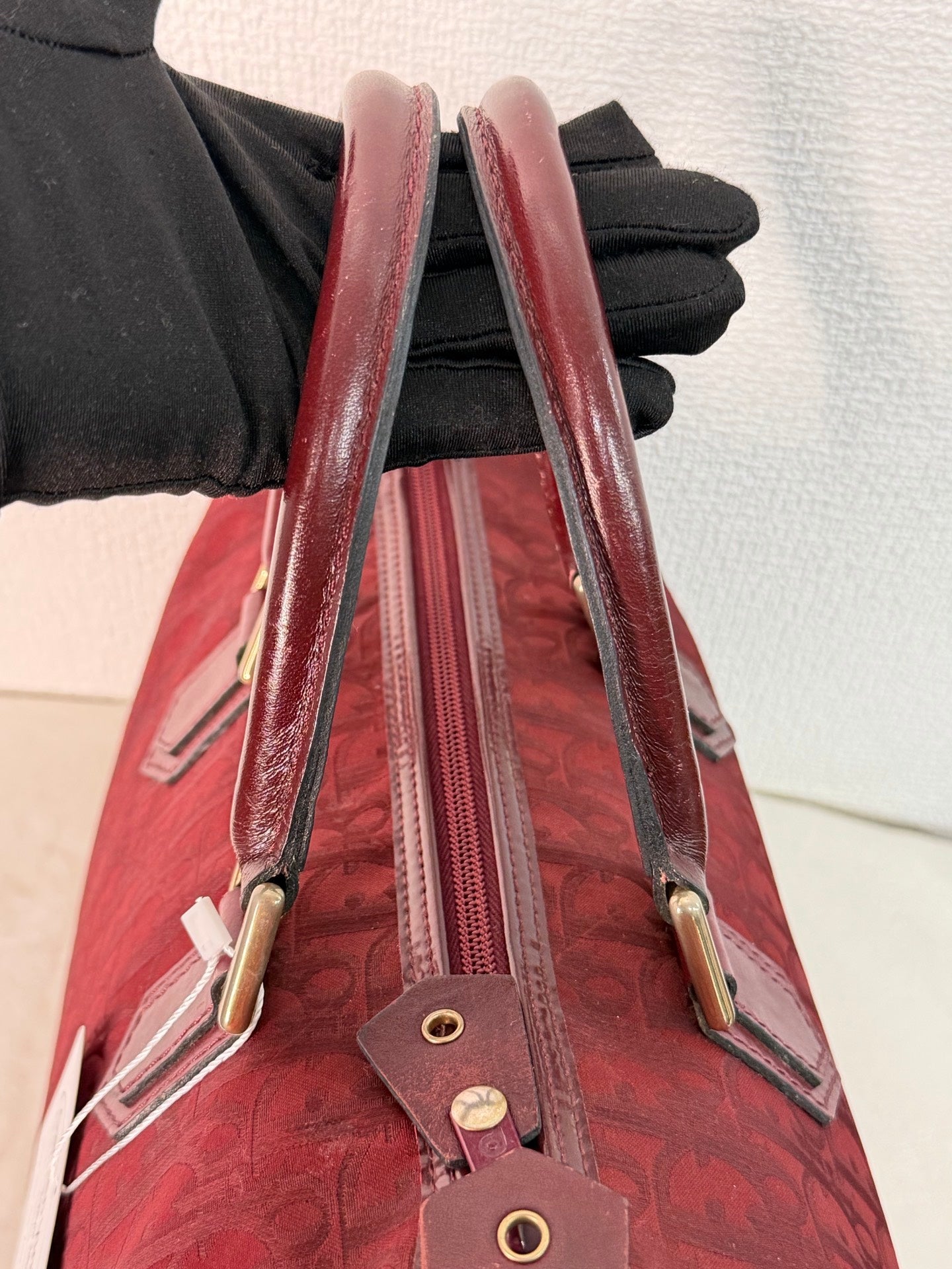 CHRISTIAN DIOR Oblique Boston Handbag