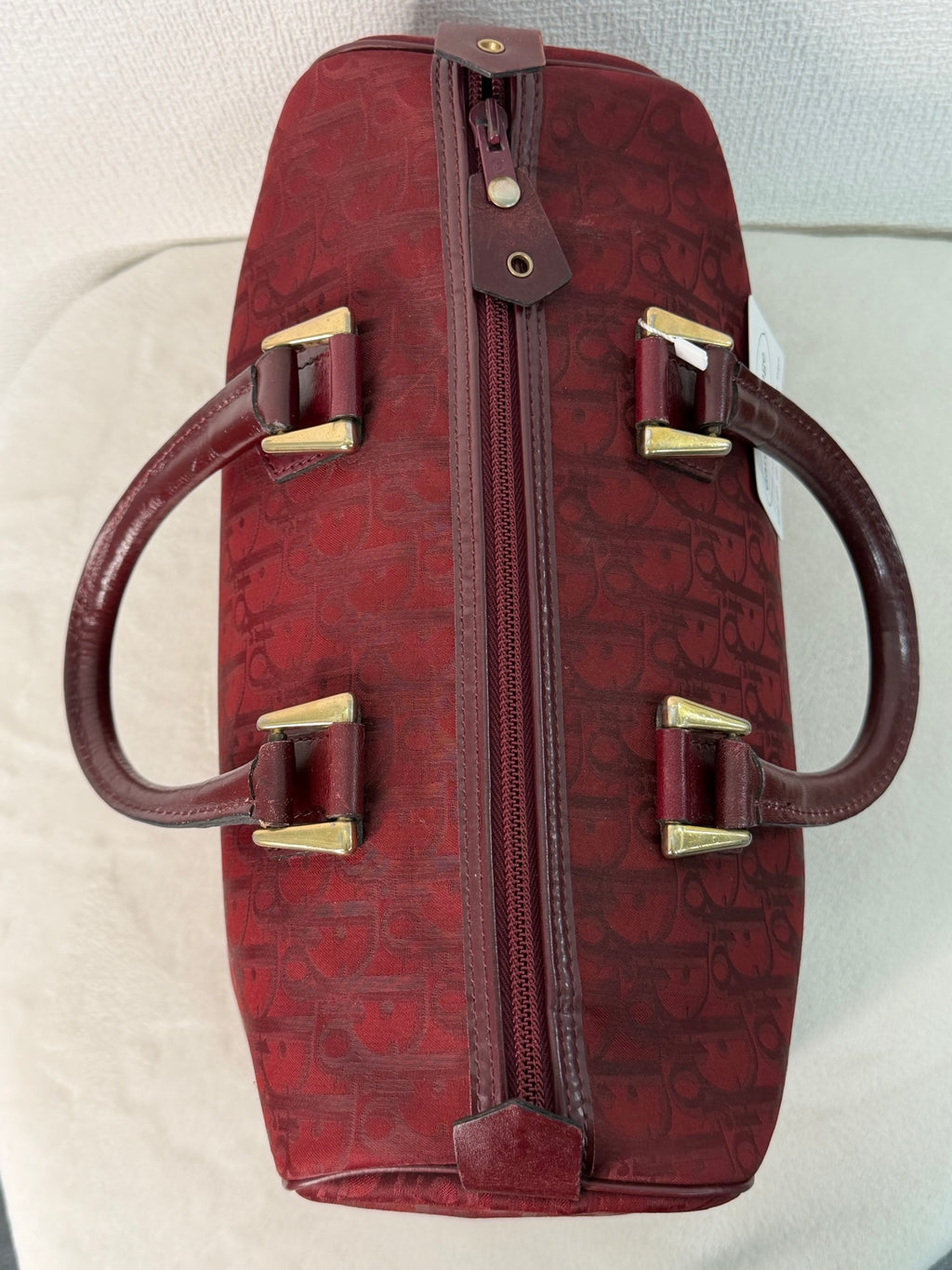 CHRISTIAN DIOR Oblique Boston Handbag