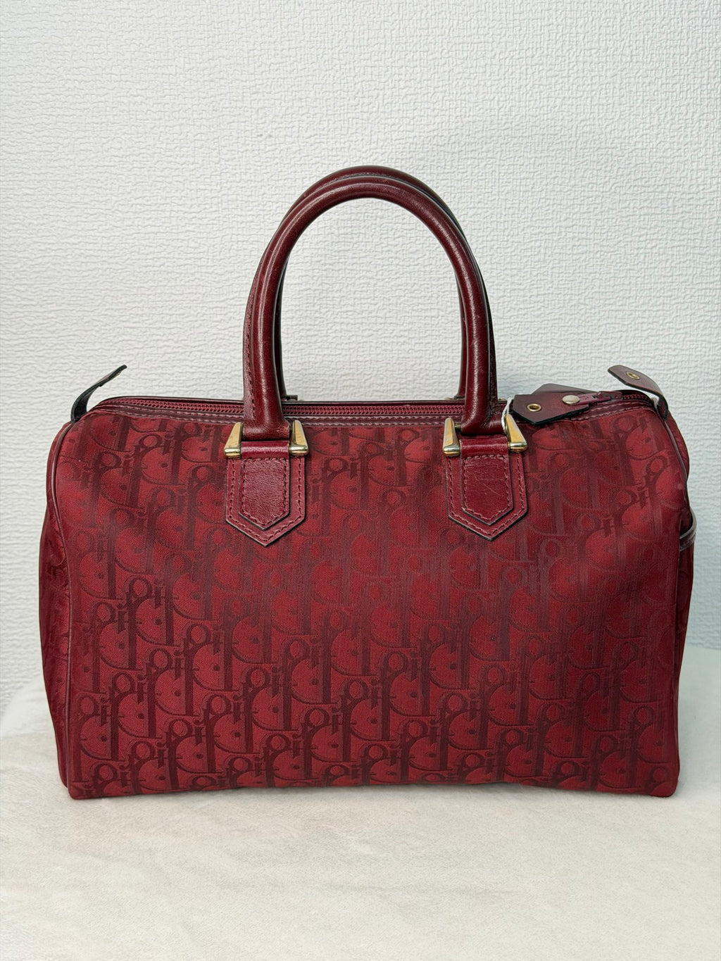 CHRISTIAN DIOR Oblique Boston Handbag