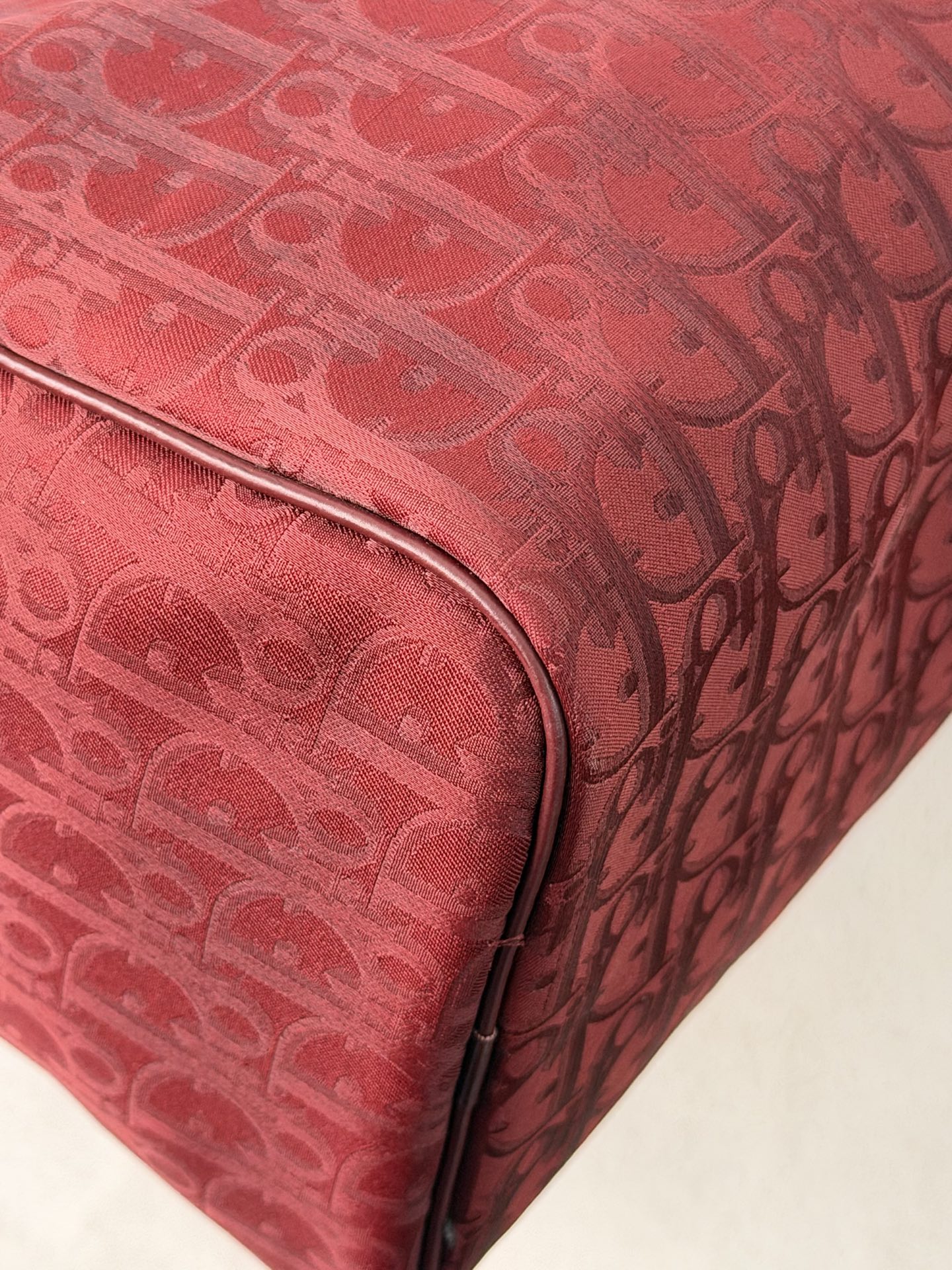 CHRISTIAN DIOR Oblique Boston Handbag