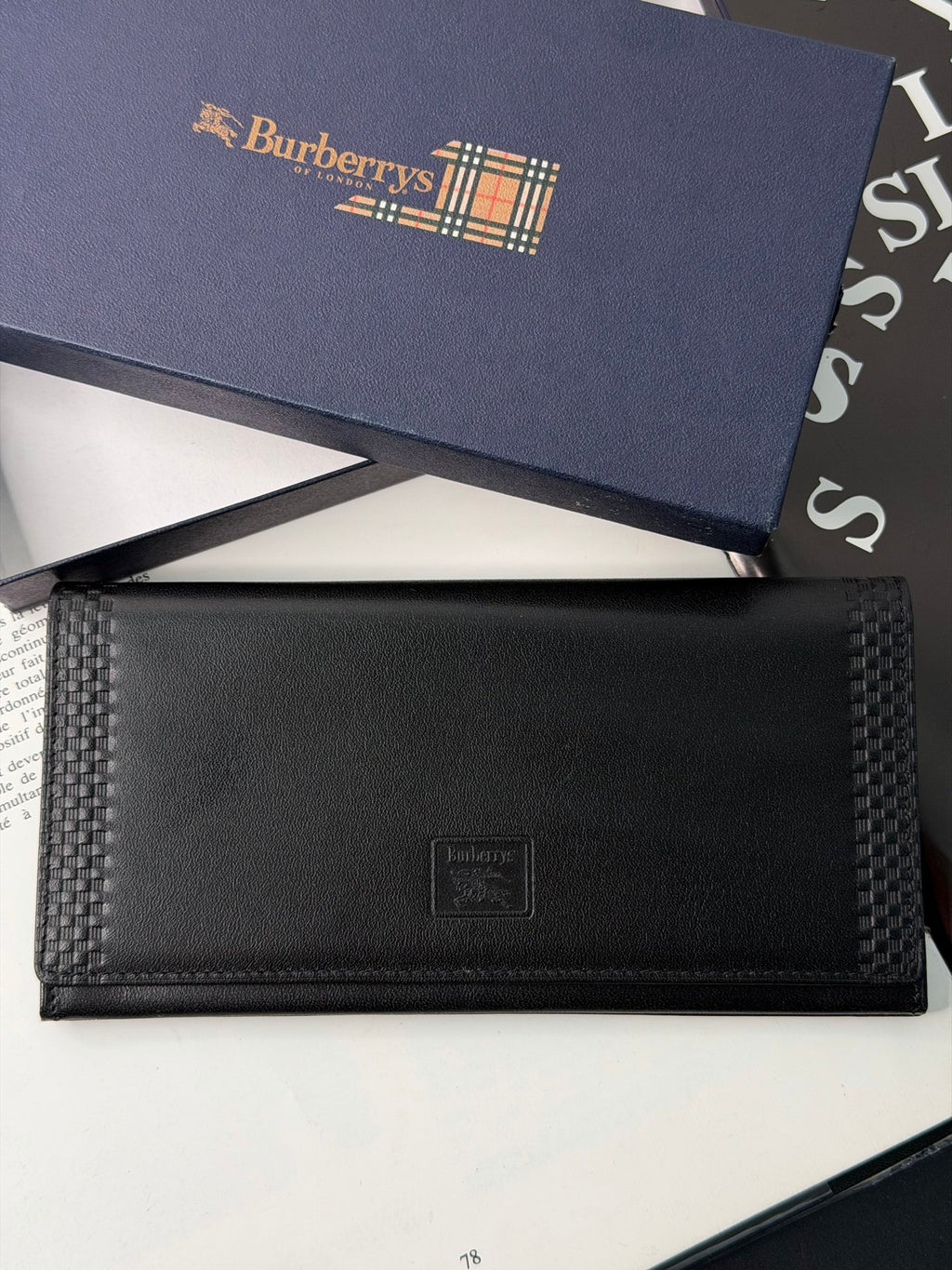 BURBERRY Genuine Bifold Wallet