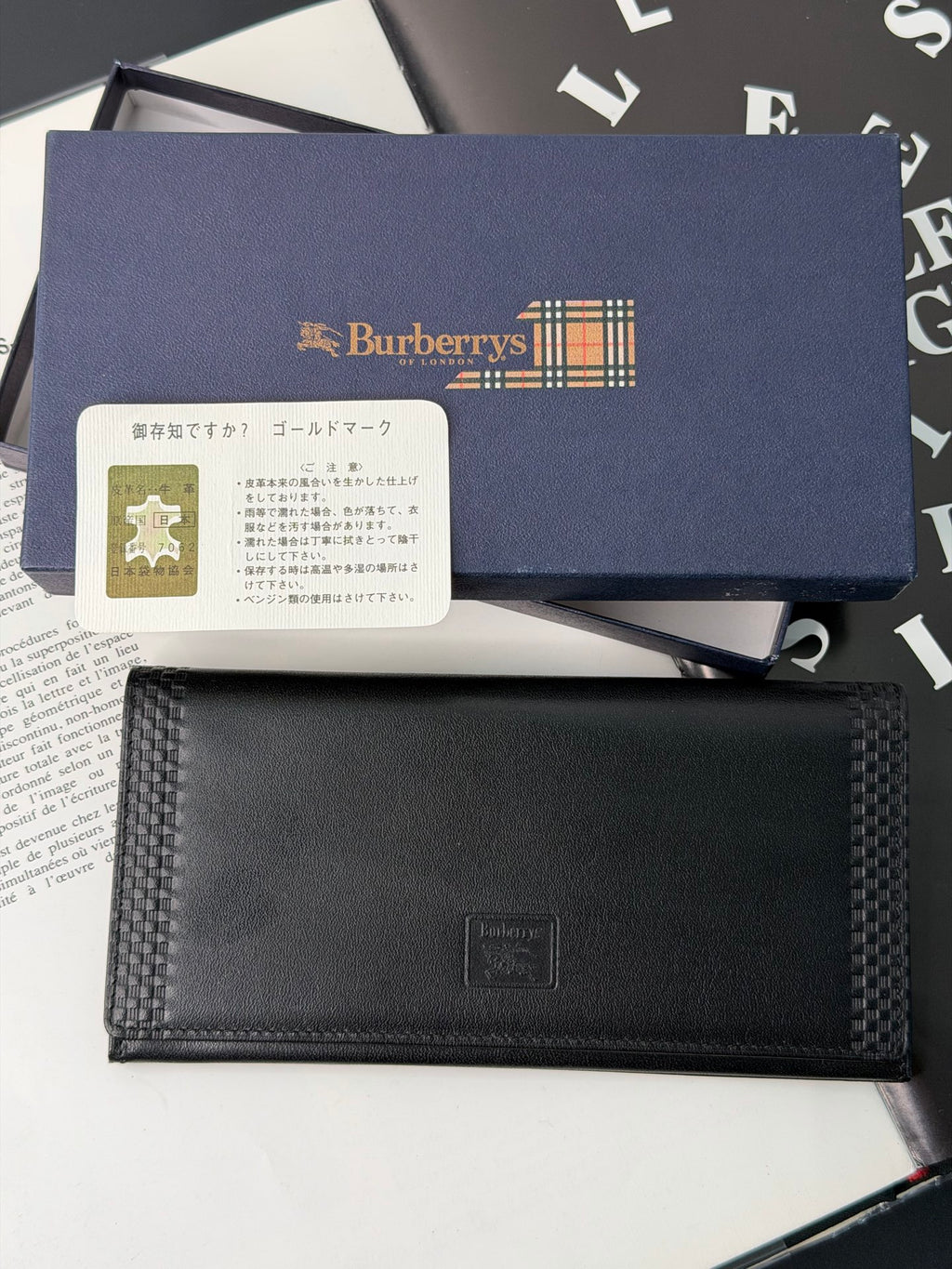 BURBERRY Genuine Bifold Wallet