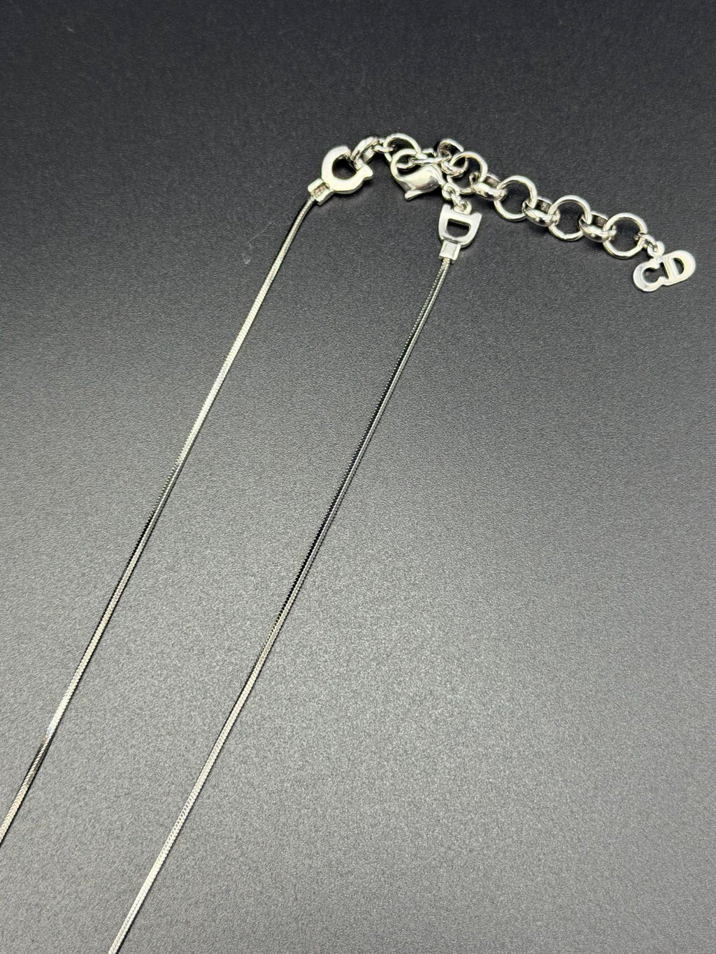 CHRISTIAN DIOR Logo Necklace