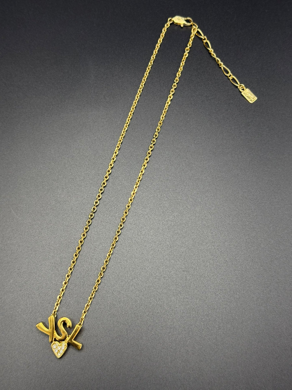 Saint Laurent Logo Necklace
