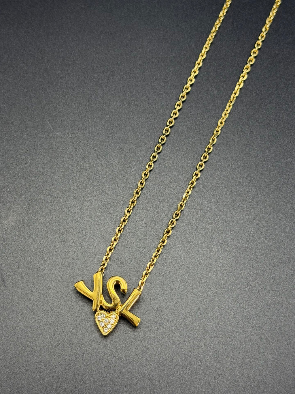 Saint Laurent Logo Necklace
