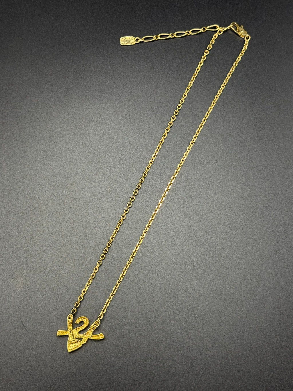 Saint Laurent Logo Necklace