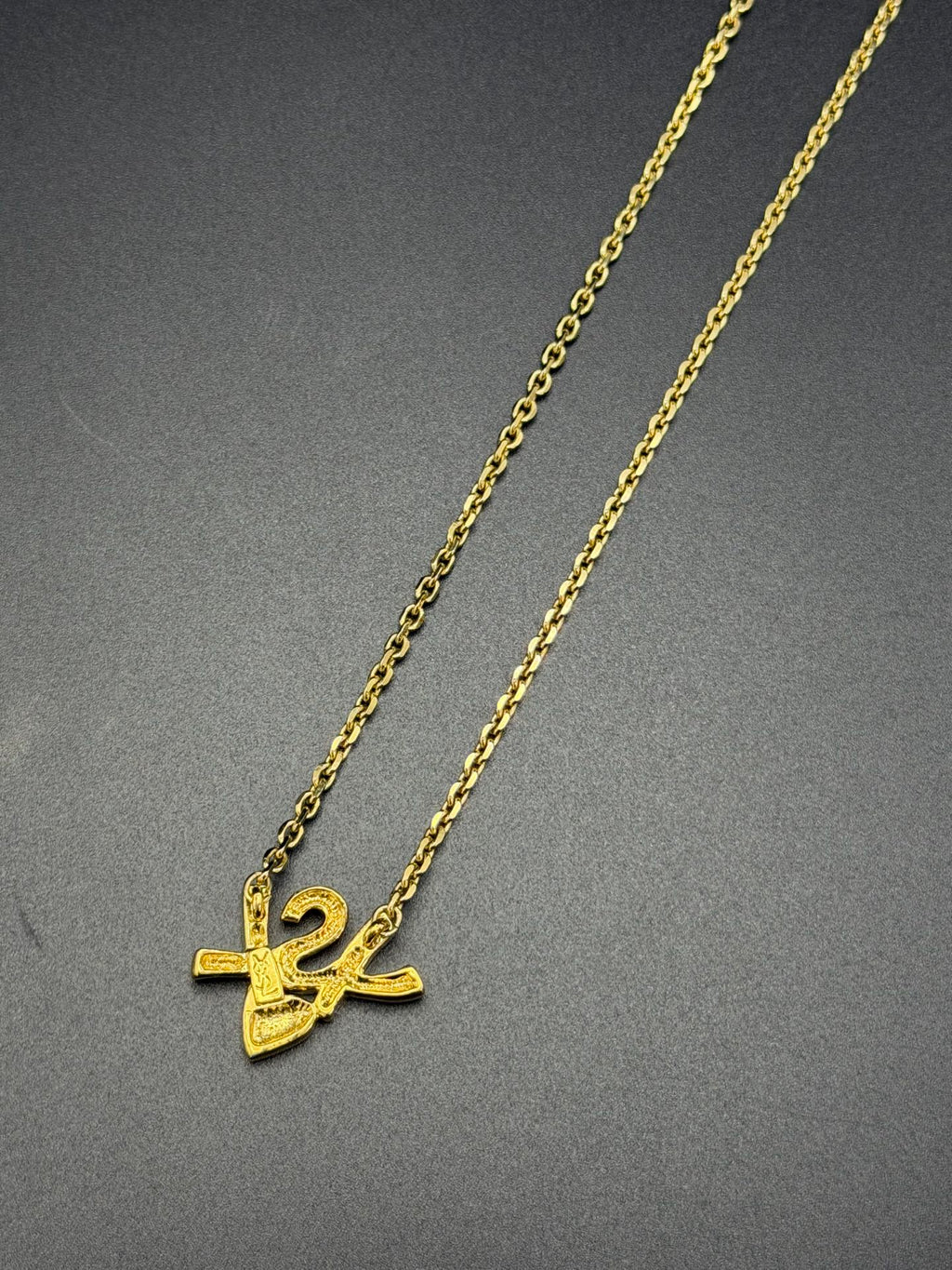 Saint Laurent Logo Necklace
