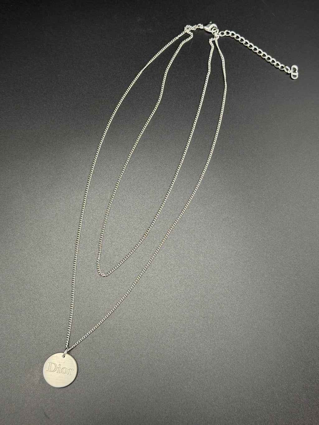 CHRISTIAN DIOR Double-layered Pre-loved Necklace