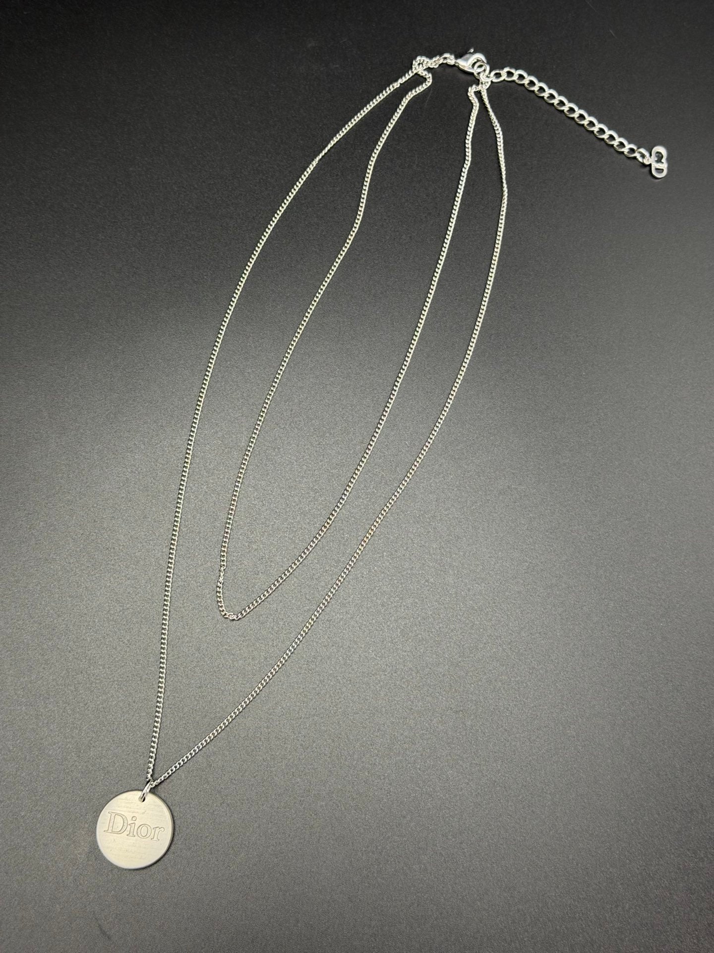 CHRISTIAN DIOR Double-layered Pre-loved Necklace
