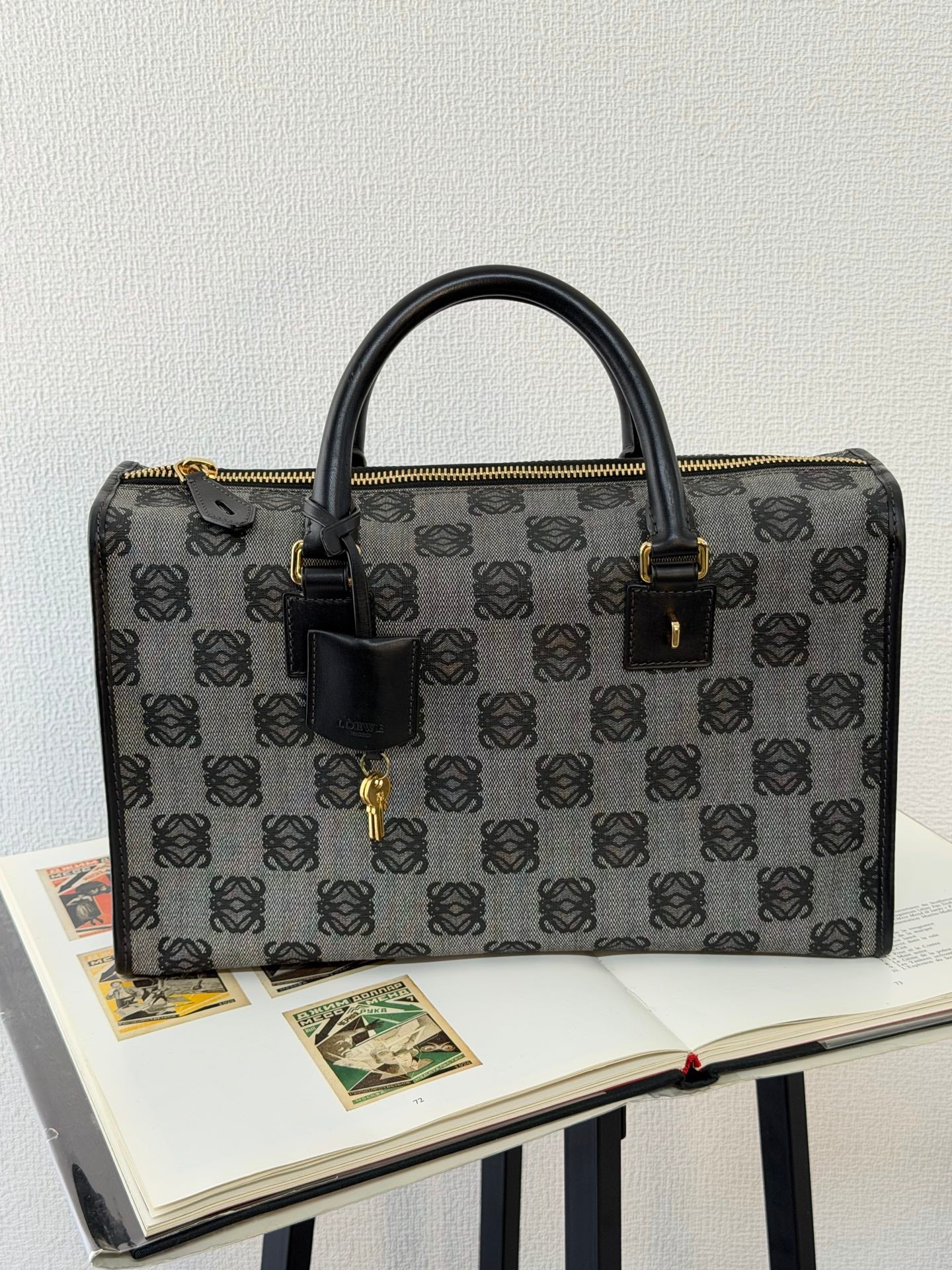 LOEWE Anagram All-over pattern Handbag