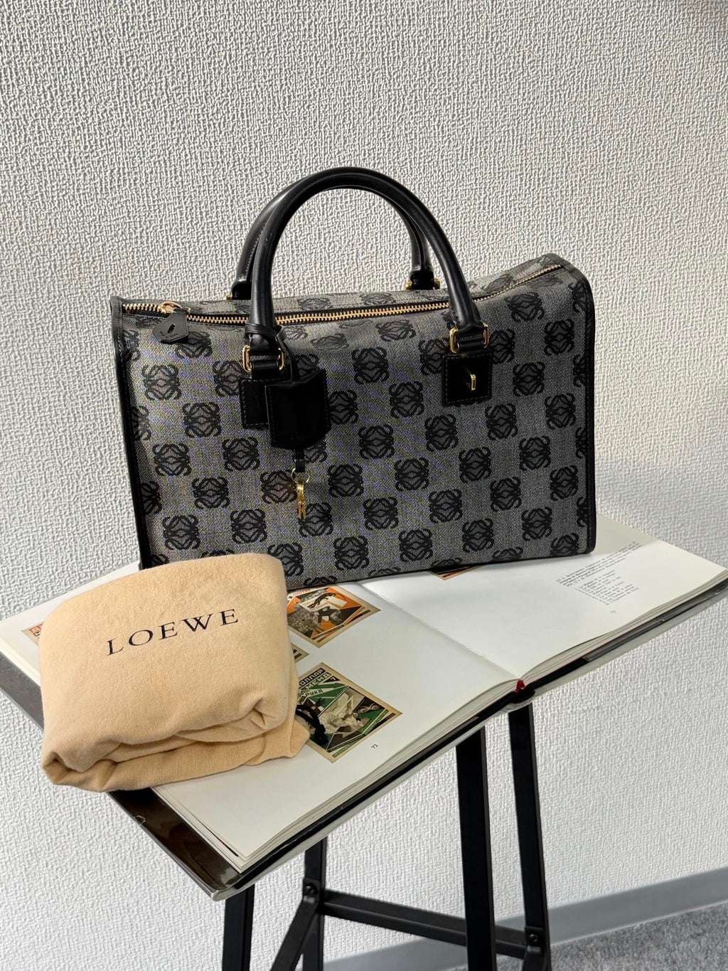 LOEWE Anagram All-over pattern Handbag