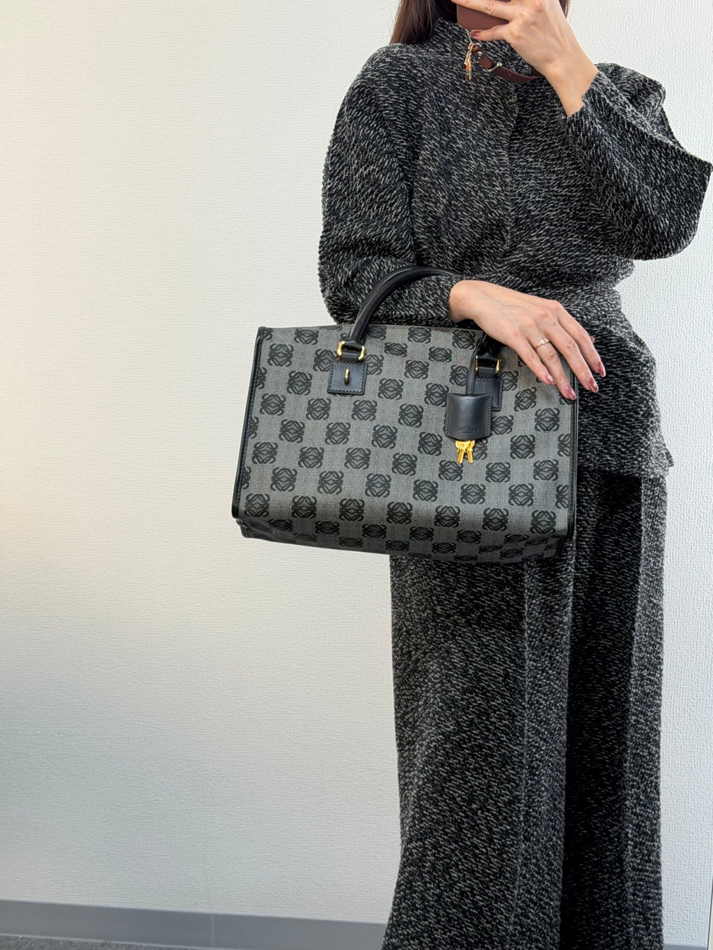 LOEWE Anagram All-over pattern Handbag