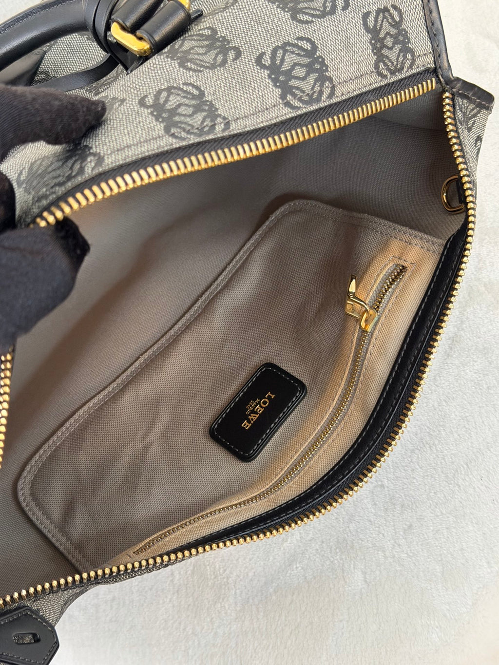 LOEWE Anagram All-over pattern Handbag