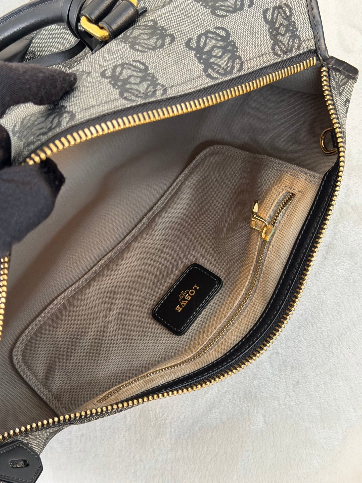 LOEWE Anagram All-over pattern Handbag