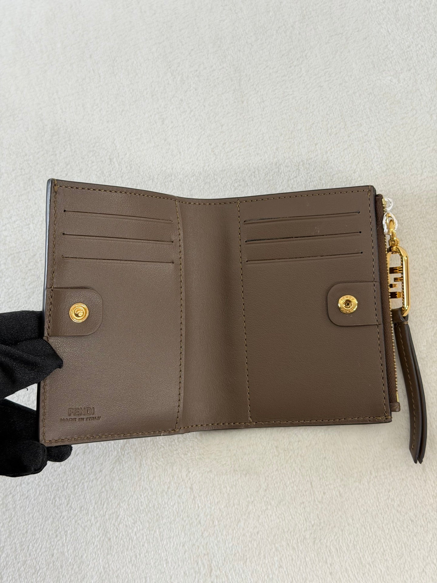 FENDI Zucchino Bifold Wallet