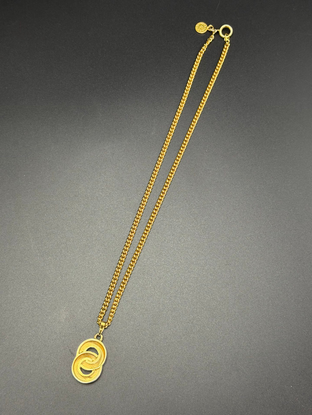 CELINE  Double Ring Necklace