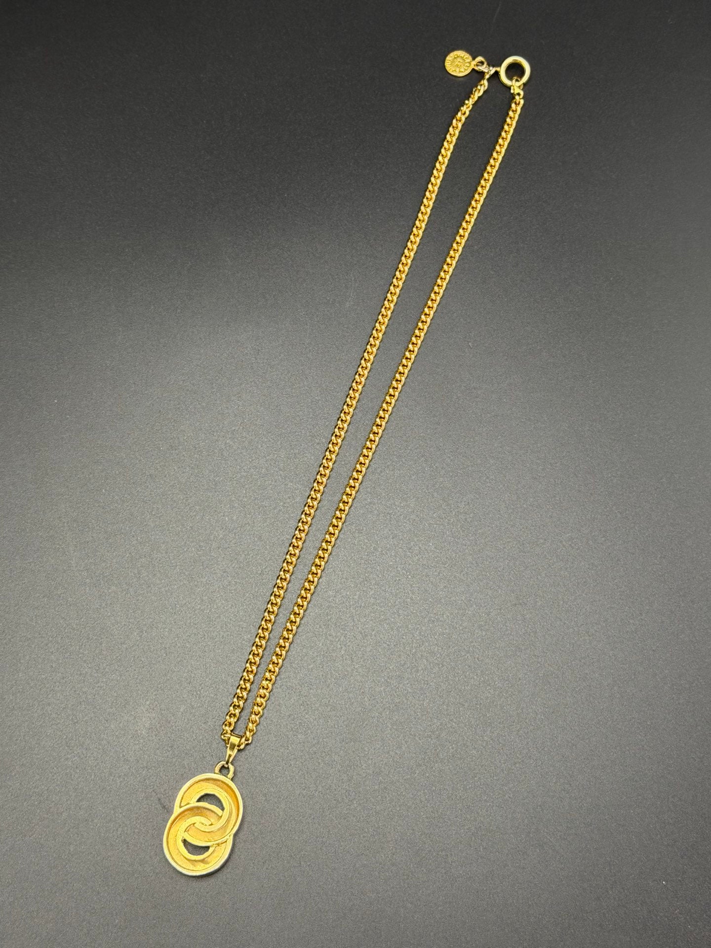 CELINE  Double Ring Necklace