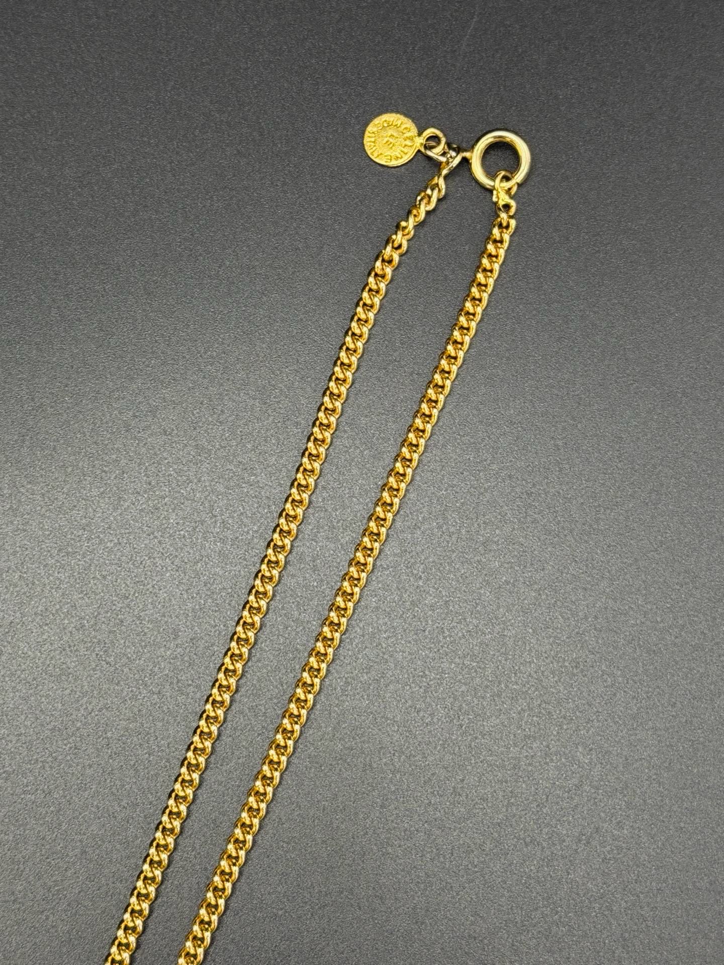 CELINE  Double Ring Necklace
