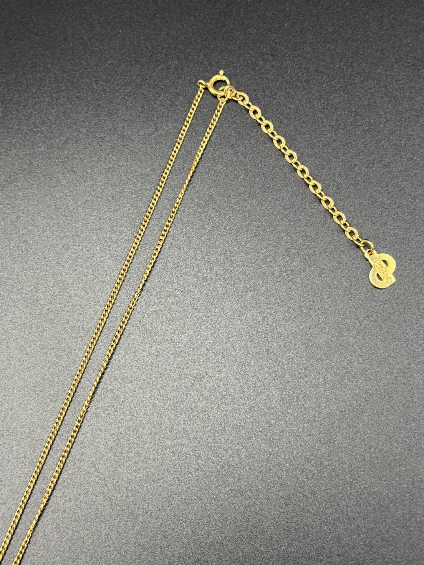 Christian Dior Heart-shaped Clip on Earring and Nacklace Set