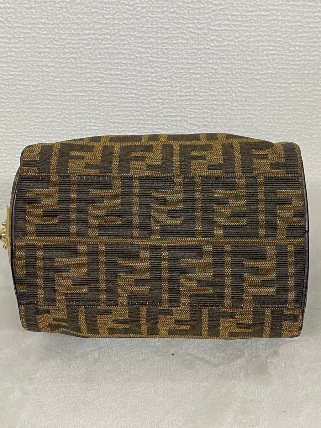 FENDI Zucca Boston Bag