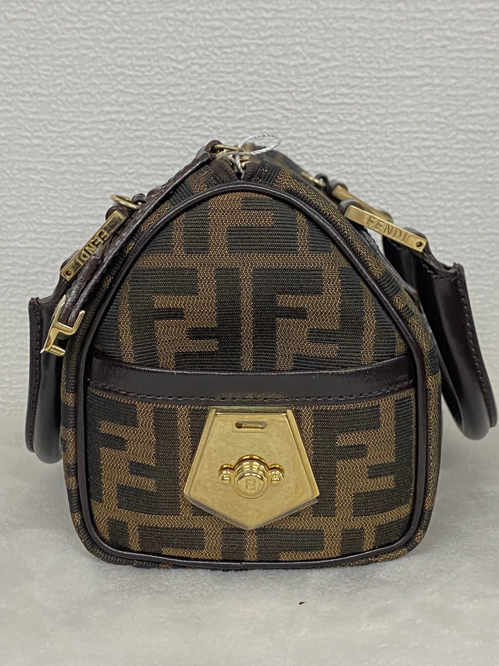 FENDI Zucca Boston Bag