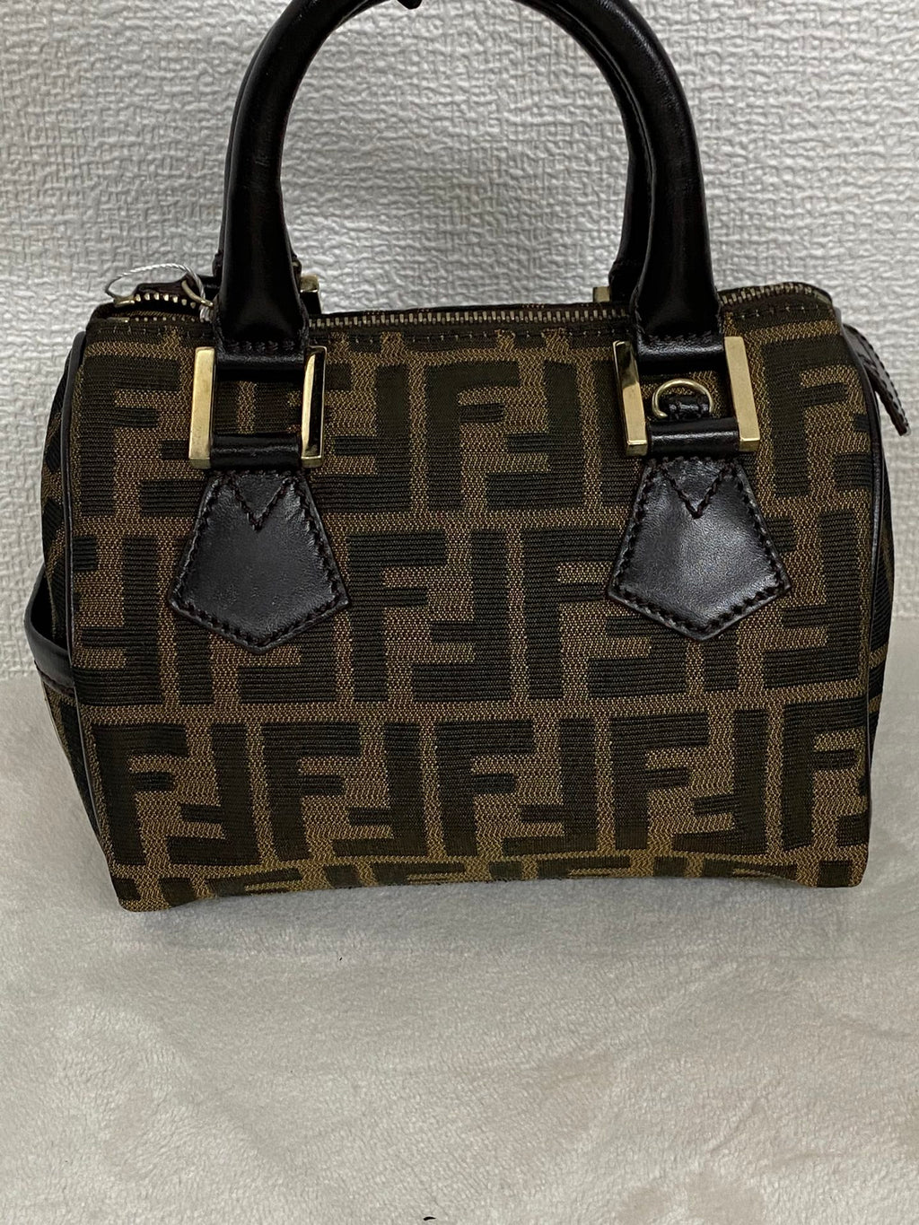 FENDI Zucca Boston Bag