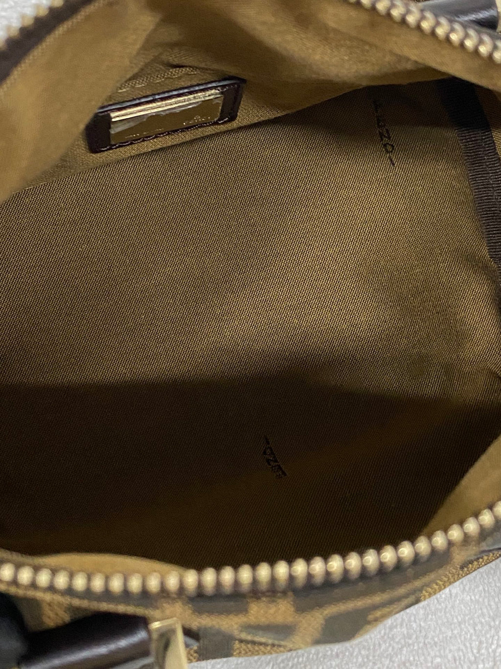 FENDI Zucca Boston Bag