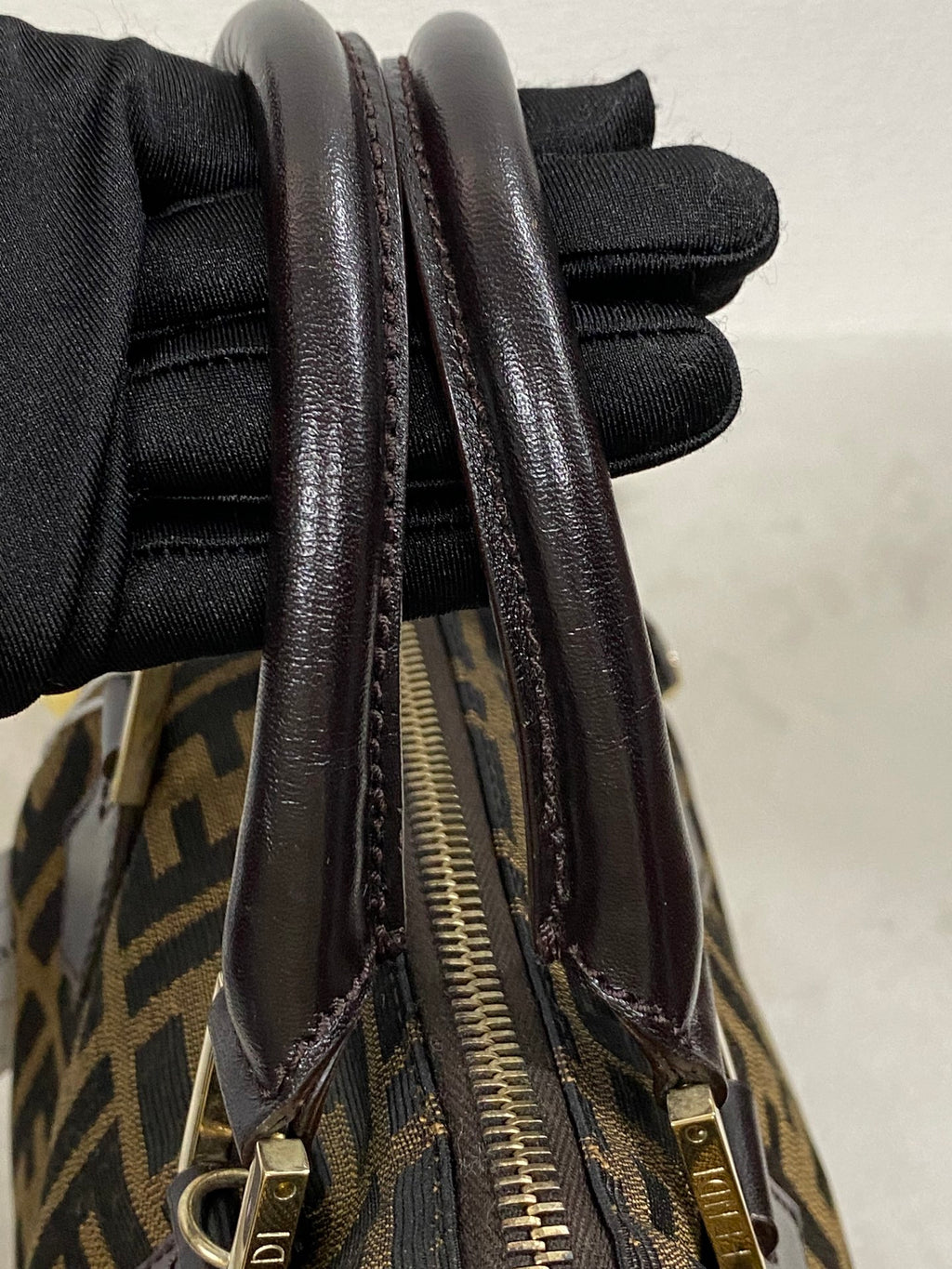 FENDI Zucca Boston Bag