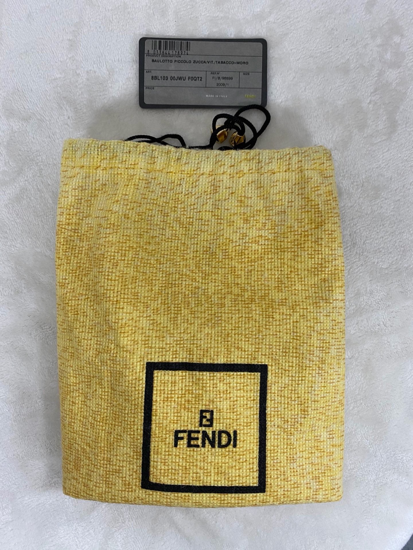 FENDI Zucca Boston Bag