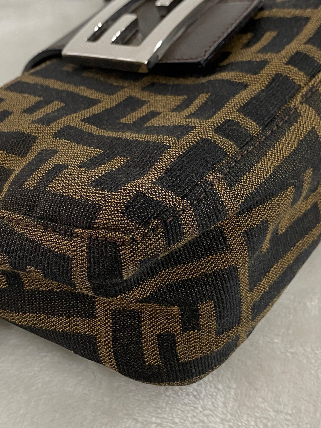 FENDI Zucca Baguette Handbag Mini