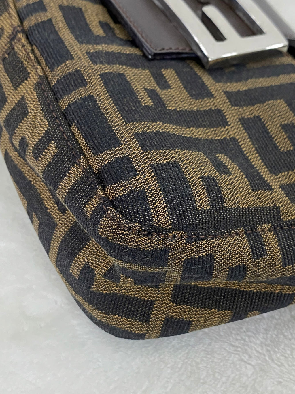 FENDI Zucca Baguette Handbag Mini