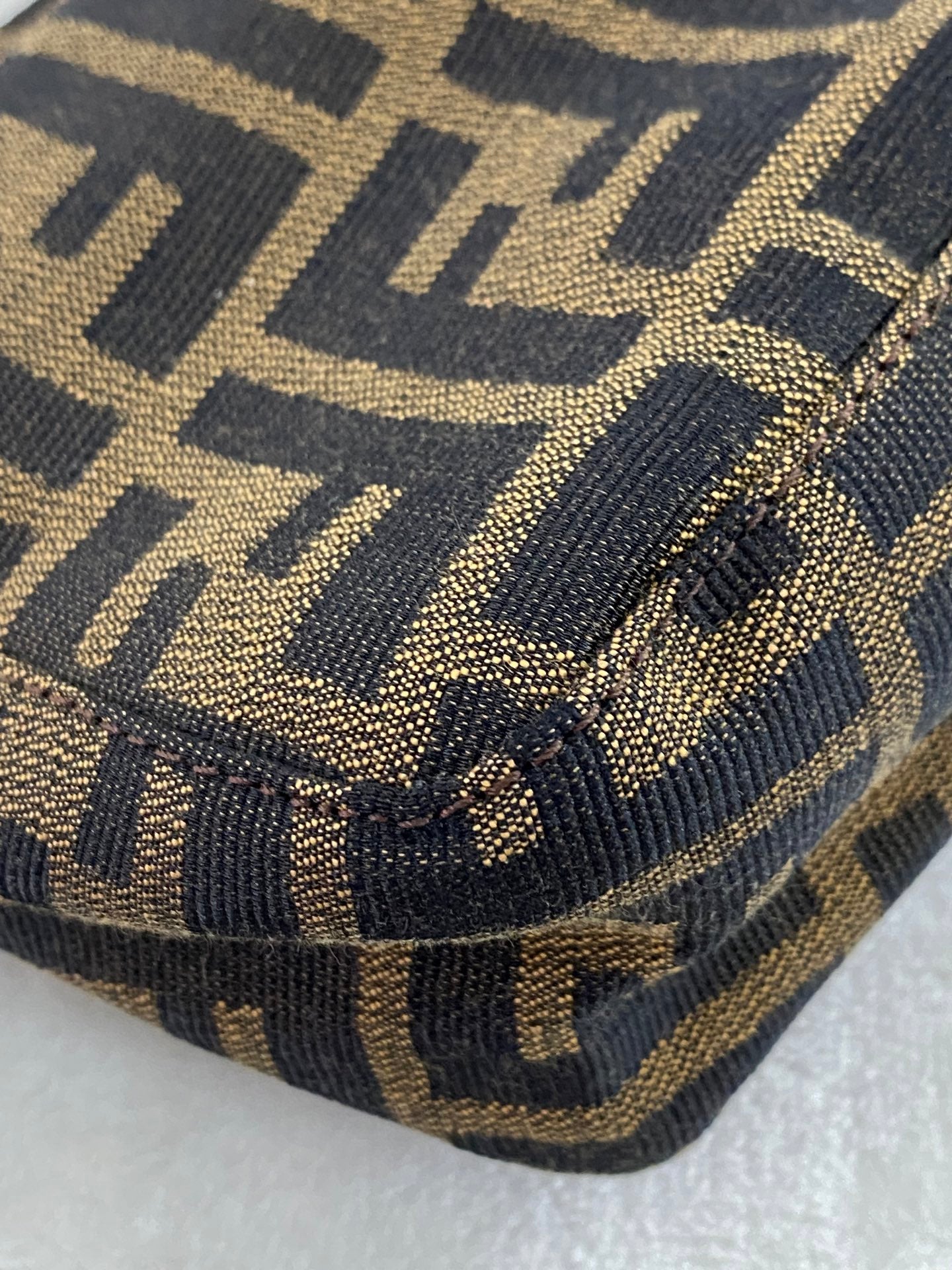 FENDI Zucca Baguette Handbag Mini
