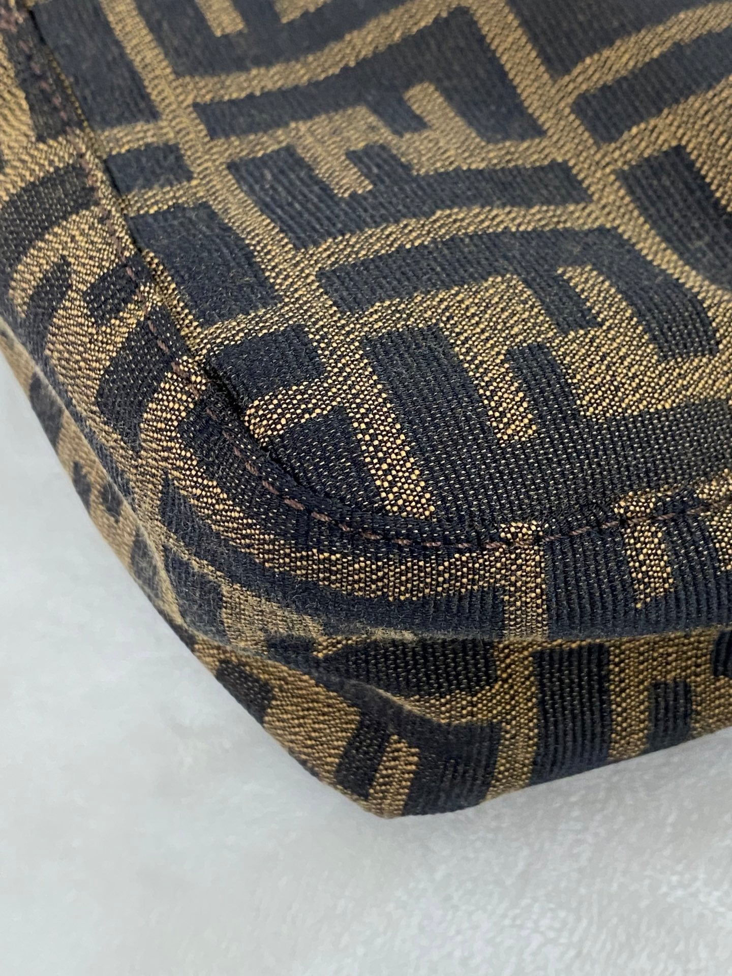 FENDI Zucca Baguette Handbag Mini