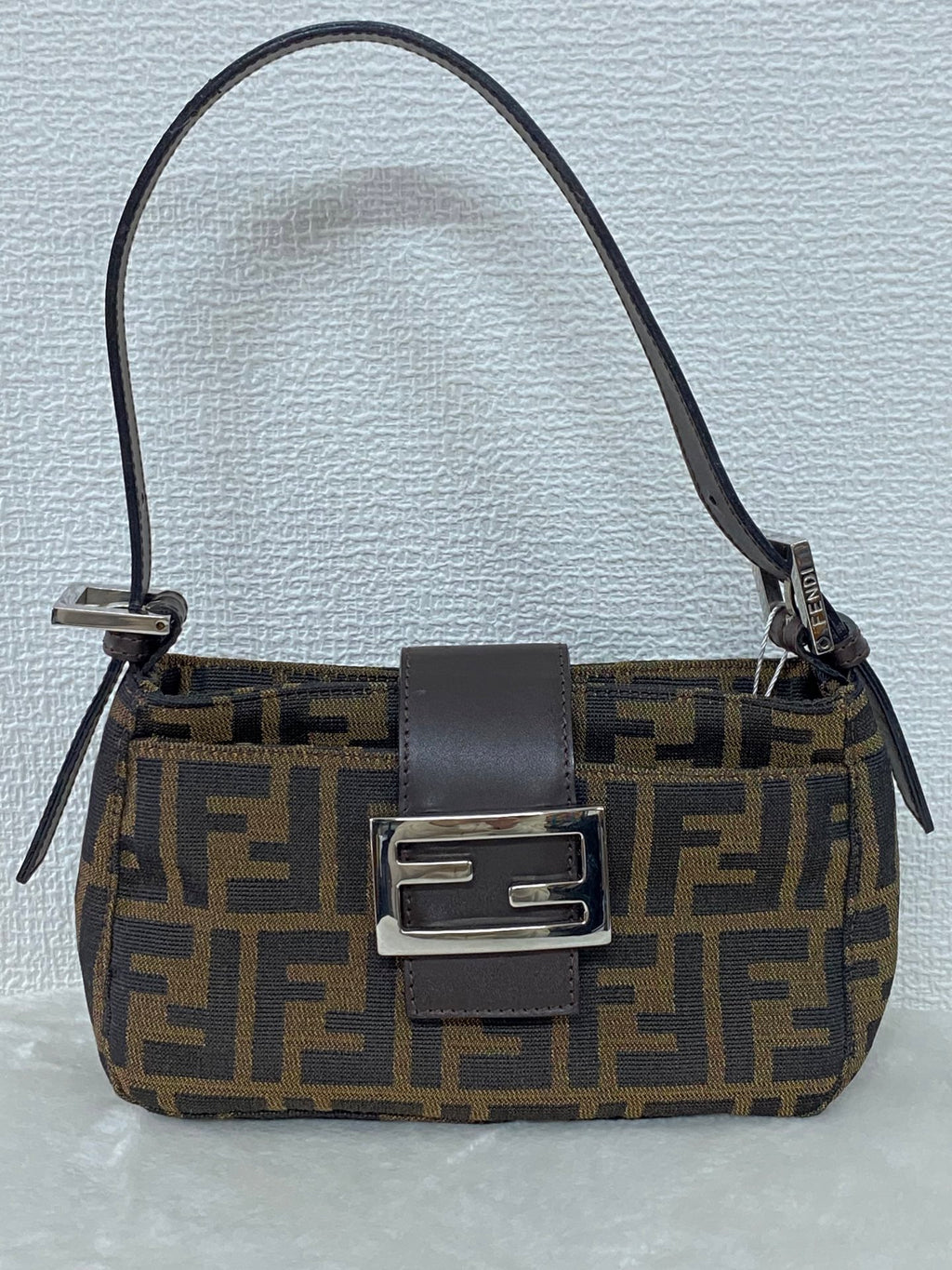 FENDI Zucca Baguette Handbag Mini