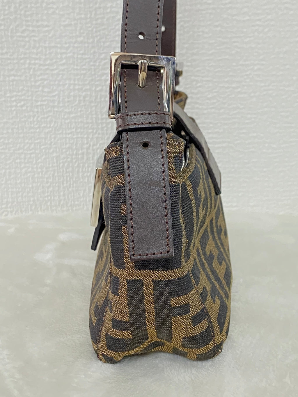 FENDI Zucca Baguette Handbag Mini