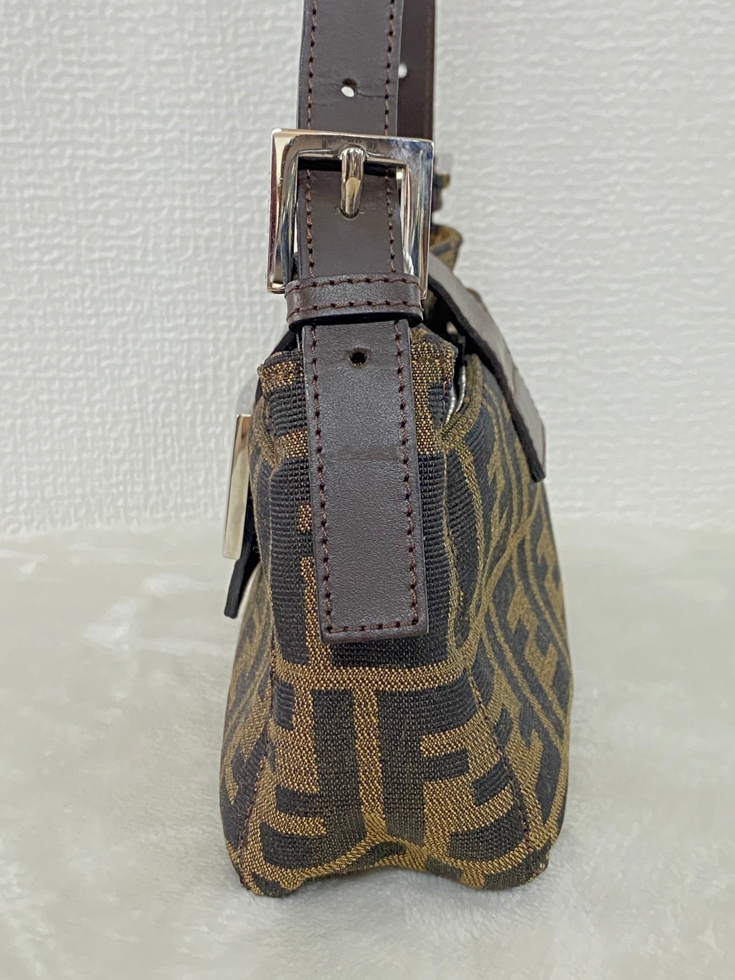 FENDI Zucca Baguette Handbag Mini