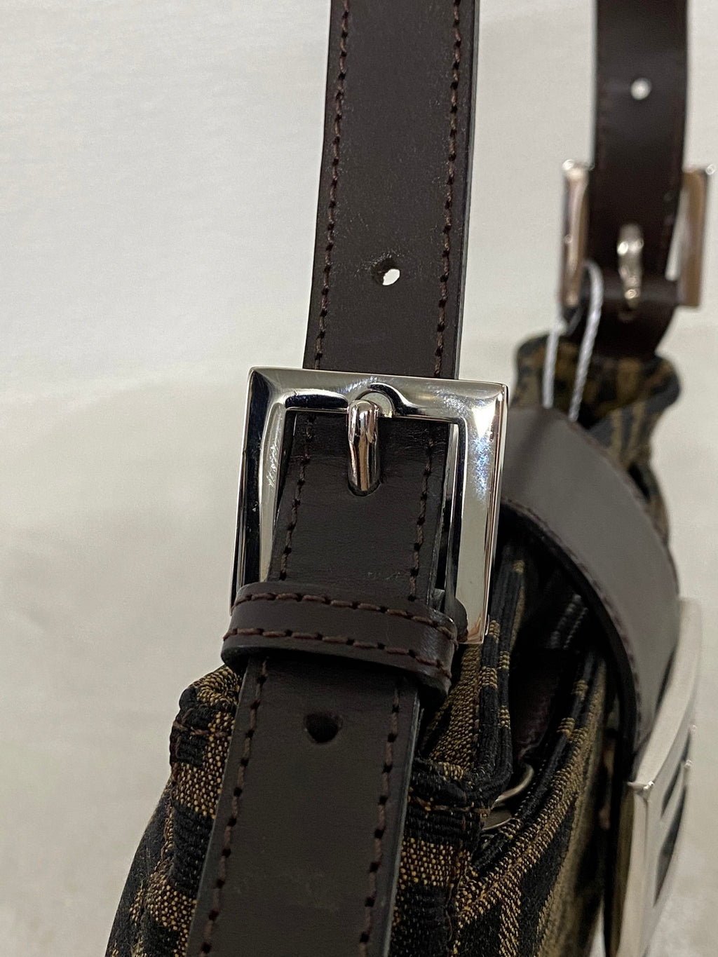 FENDI Zucca Baguette Handbag Mini