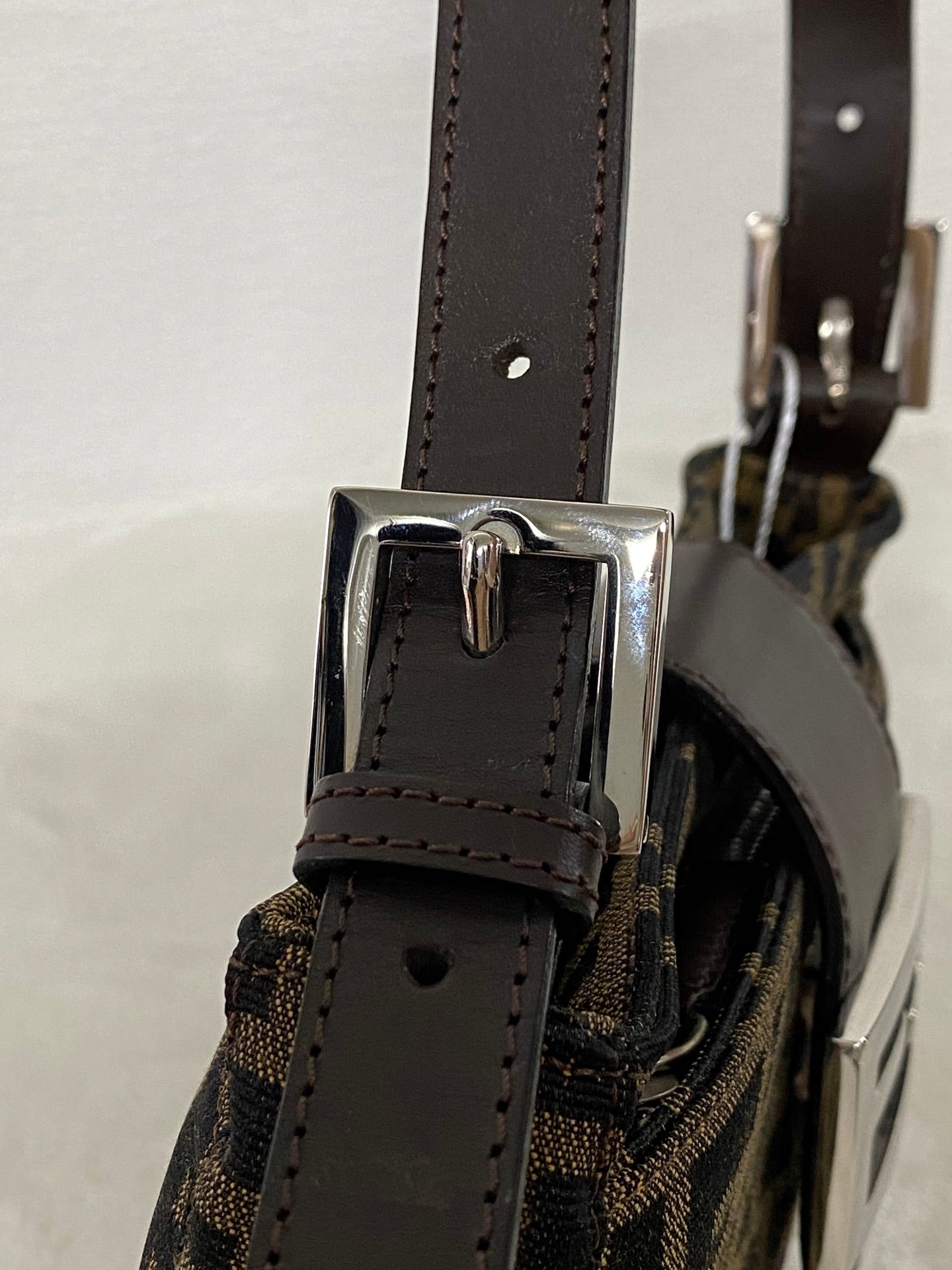 FENDI Zucca Baguette Handbag Mini