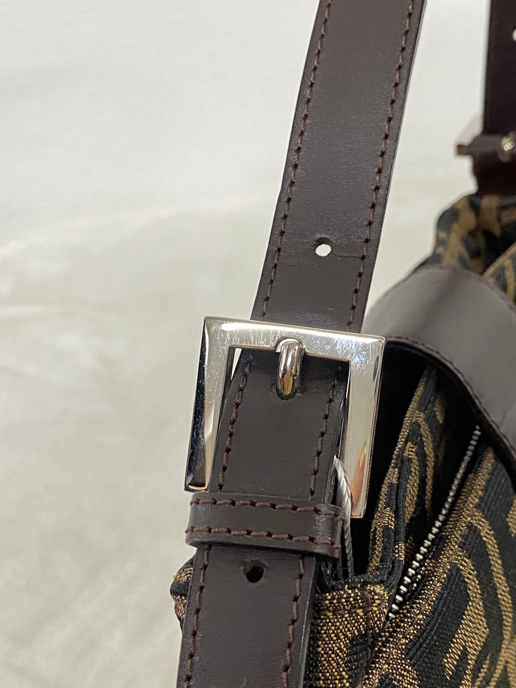 FENDI Zucca Baguette Handbag Mini