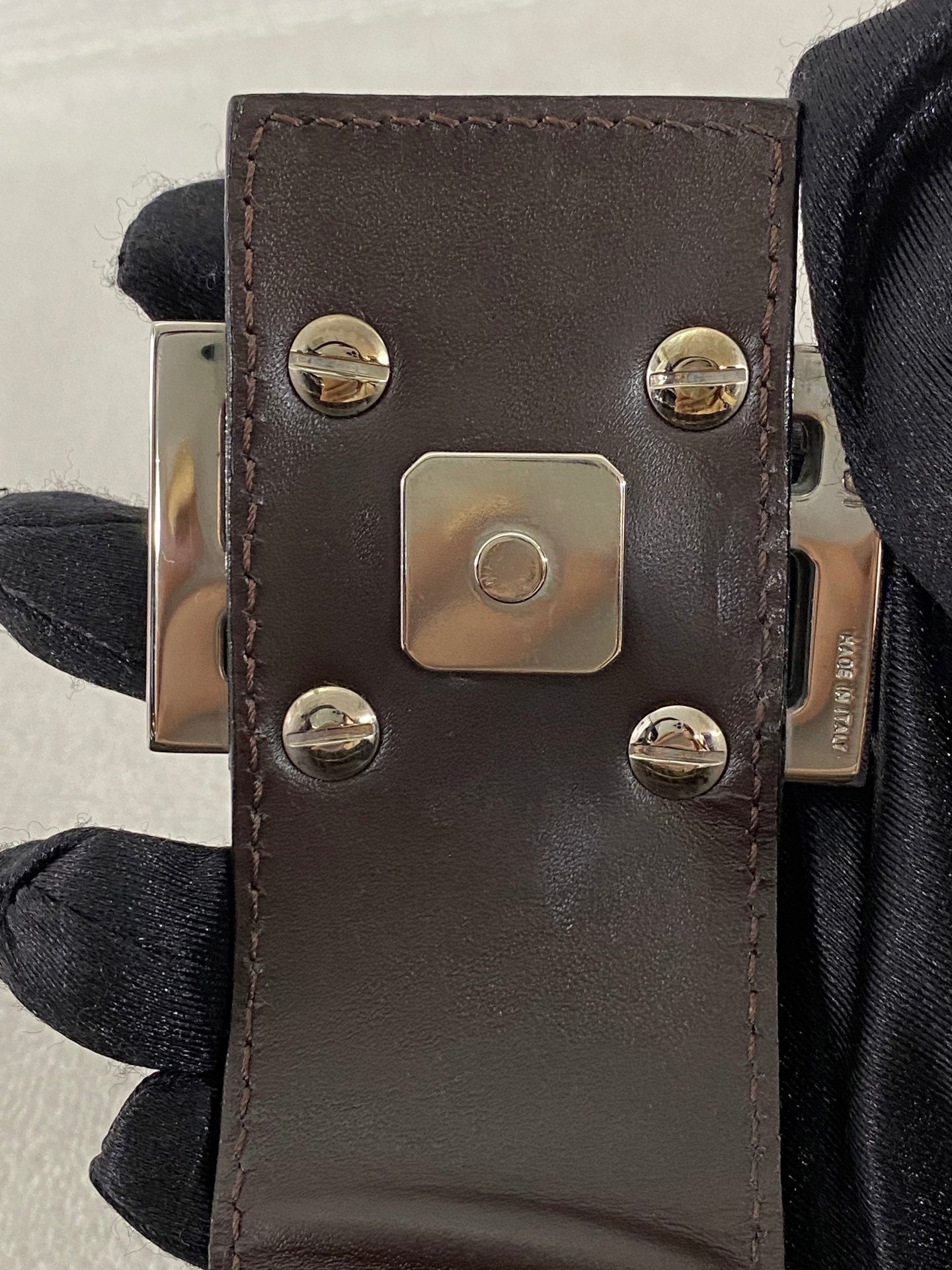 FENDI Zucca Baguette Handbag Mini