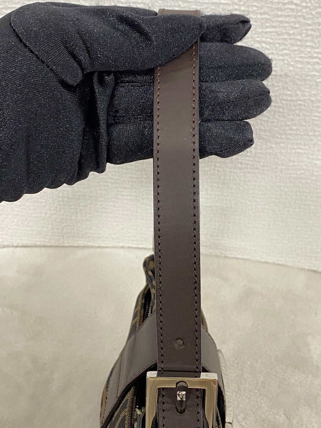 FENDI Zucca Baguette Handbag Mini