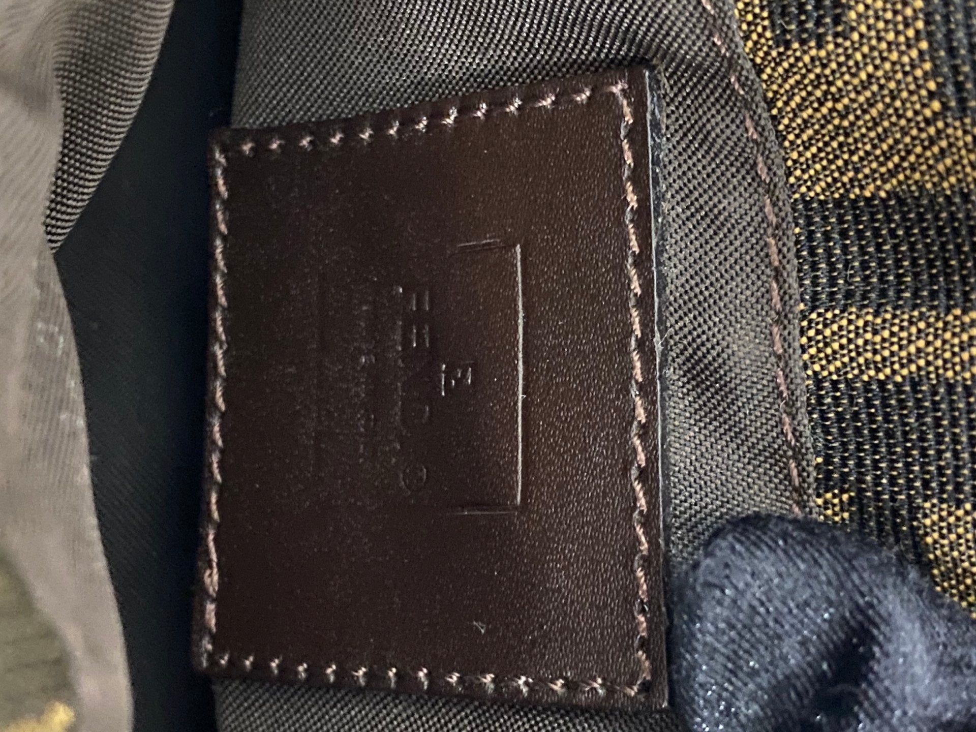 FENDI Zucca Baguette Handbag Mini