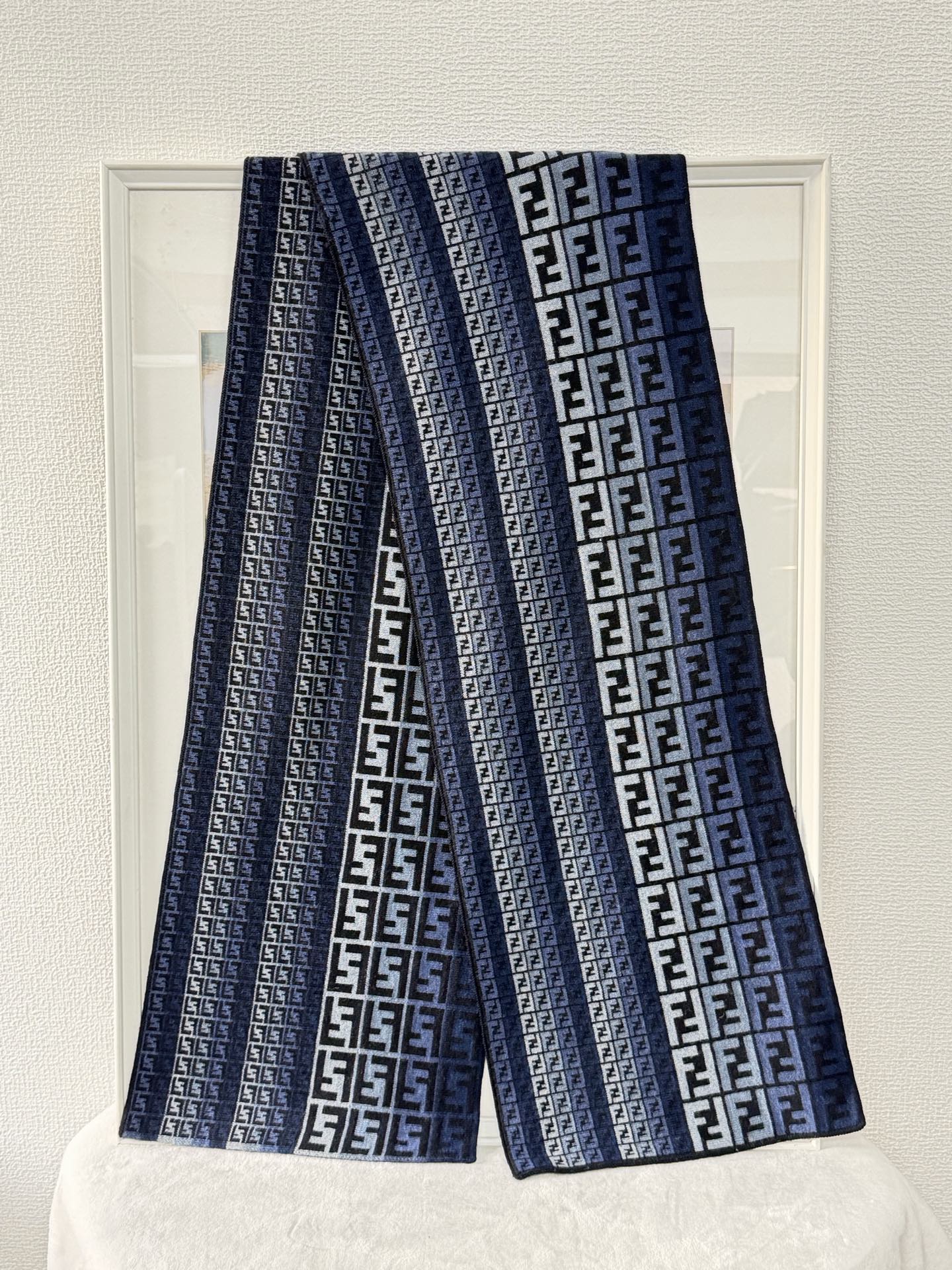 FENDI Zucchino Duration Wool Scarf