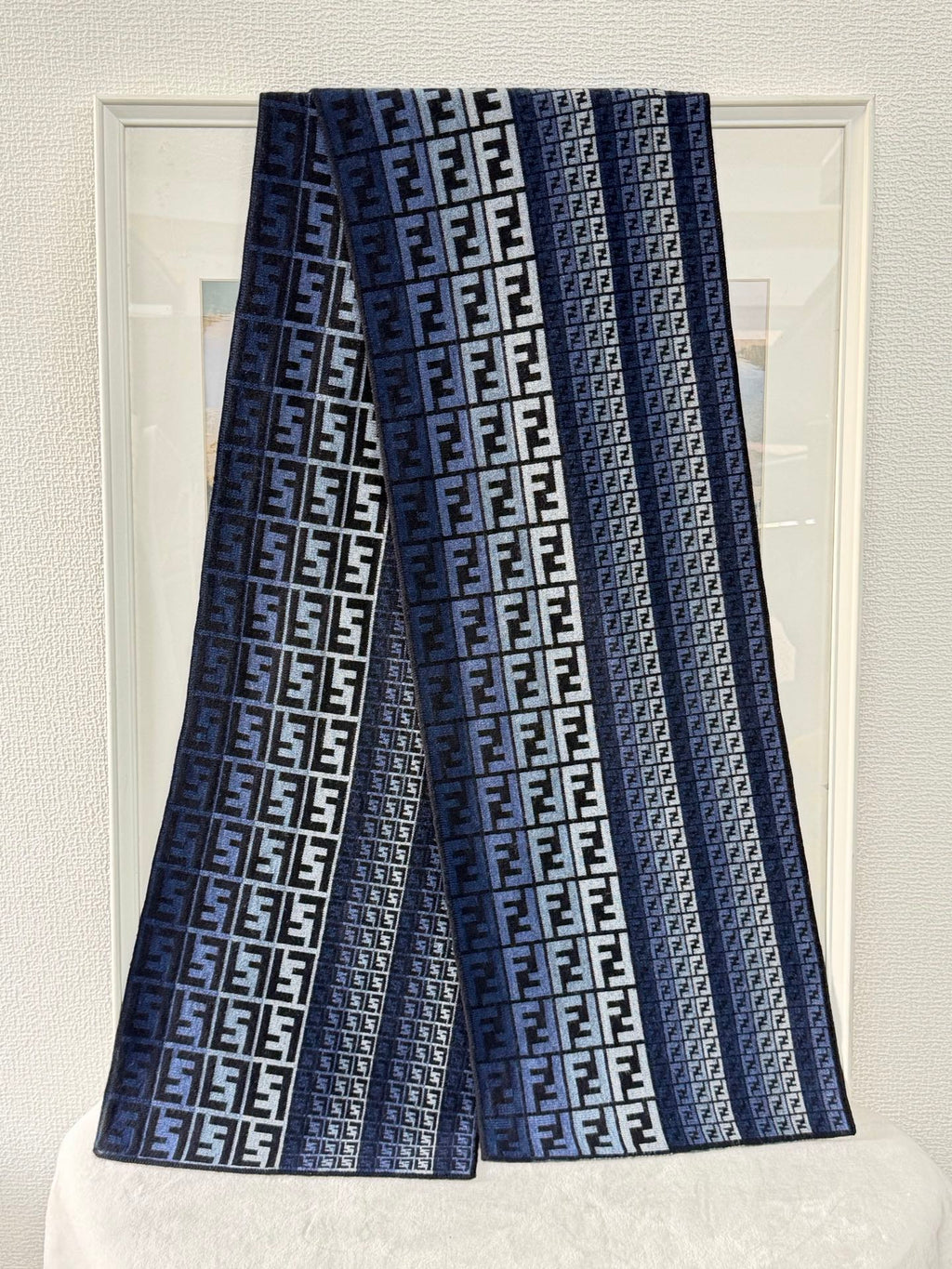 FENDI Zucchino Duration Wool Scarf