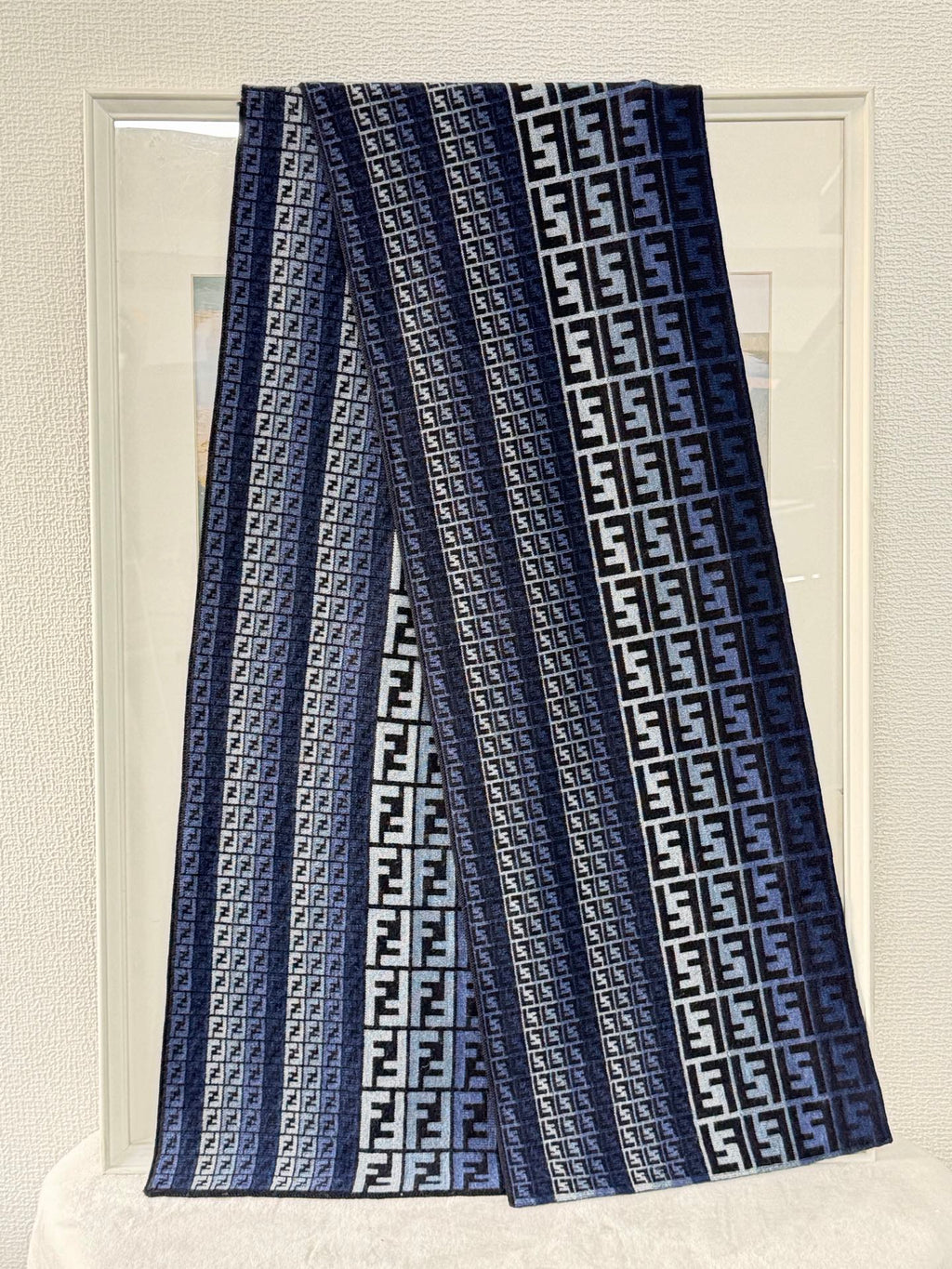 FENDI Zucchino Duration Wool Scarf