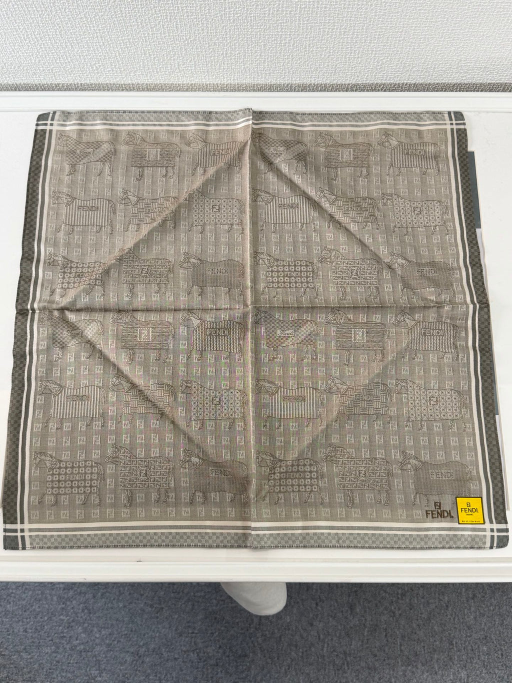 FENDI Cotton Handkerchief Set Box