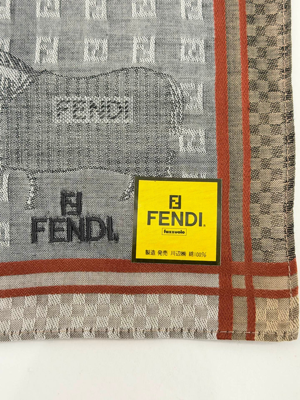 FENDI Cotton Handkerchief Set Box