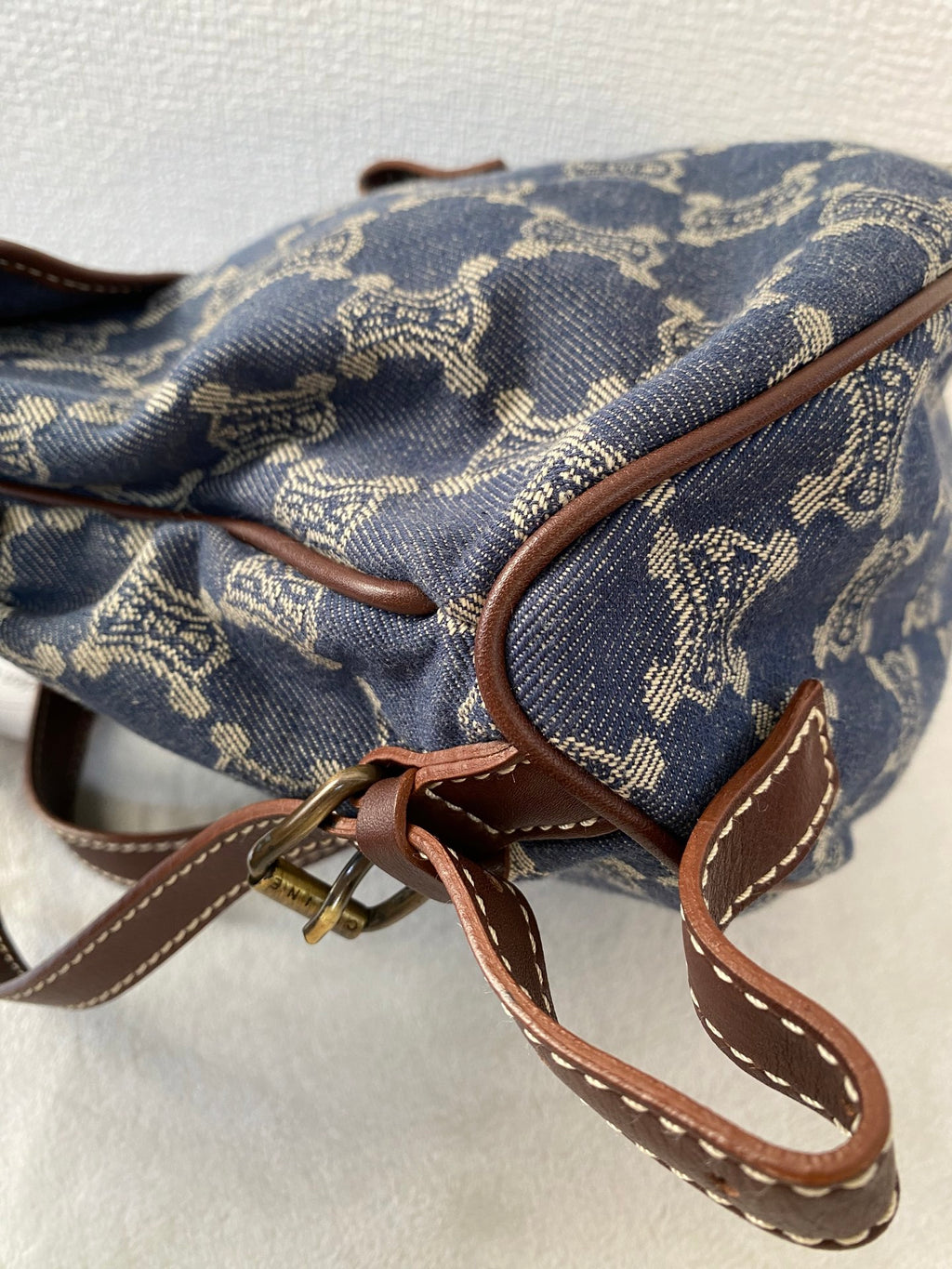 CELINE Macadam Denim Backpack